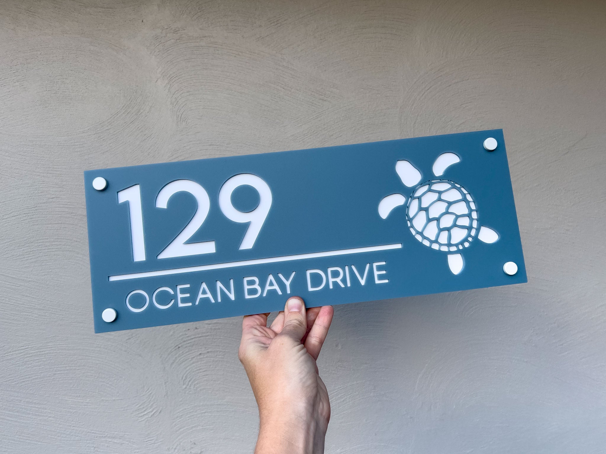 Honu Sea Turtle Address Sign: Create Your Island Oasis | Coji Design ...